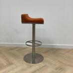 Satelliet barkruk met ring, zithoogte 82 cm , oranje -, Huis en Inrichting, Barkrukken, Gebruikt