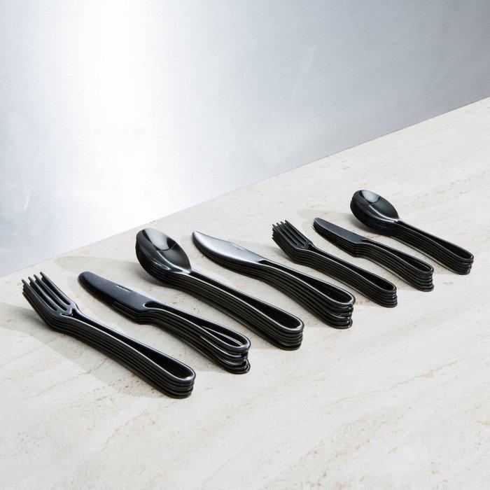 Maarten Baptist - Ménagère (42) - Couverts à contour noir -, Antiquités & Art, Art | Objets design