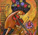 Wiktor Bezrukow (1972) - The violinist, Antiek en Kunst, Kunst | Schilderijen | Modern
