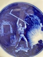 Meissen - W. Basing - Assiette murale - Céramique - Mineurs, Antiek en Kunst