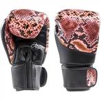 Joya (Kick)bokshandschoenen Thai Snake Roze Zwart, Verzenden, Nieuw, Bokshandschoenen