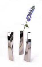 Alessi - Zaha Hadid - Vase (3) -  Crevasse  - Acier