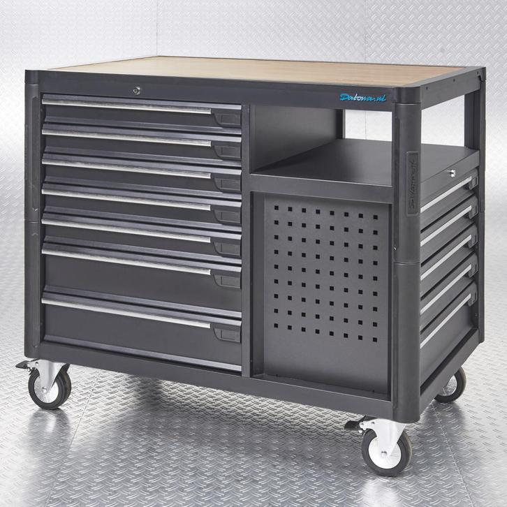 Datona Mobiele werkplaats tech-line 125 cm - Datona - Mat, Doe-het-zelf en Bouw, Gereedschap | Handgereedschap, Ophalen of Verzenden
