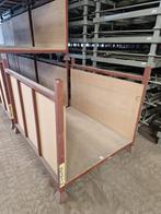 Stapelrek 1600x1295x1270mm bruin met houten bodem/wanden, Zakelijke goederen, Ophalen of Verzenden