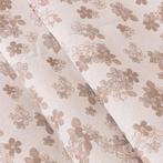 Gobelin stof – Bloemenpatroon in tortora en beige - Hoge