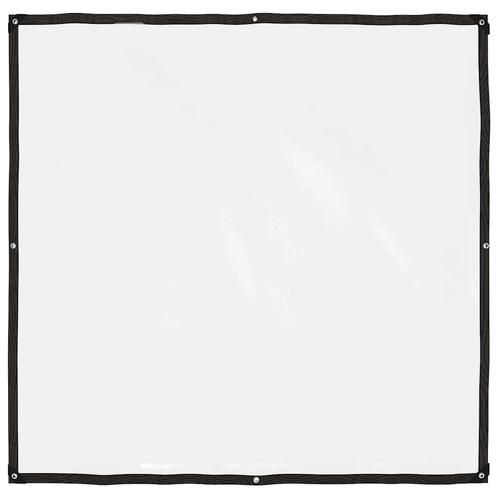 vidaXL Doorzichtig zeildoek met zeilringen 2x2 m, Doe-het-zelf en Bouw, Overige Doe-Het-Zelf en Bouw, Nieuw, Verzenden