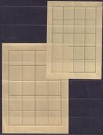 België 1934 - Z.M. Koning Leopold III, kleine velletjes van, Timbres & Monnaies