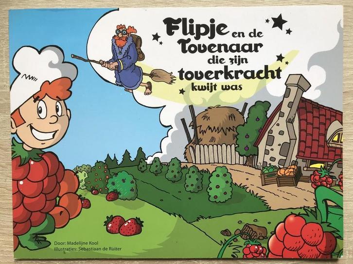 Flipje en de tovenaar die zijn toverkracht kwijt was M.Kool, Livres, Littérature, Envoi