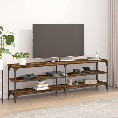vidaXL Tv-meubel 160x30x50 cm bewerkt hout gerookt, Huis en Inrichting, Kasten |Televisiemeubels, Nieuw, Verzenden