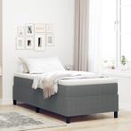 vidaXL Boxspringbed Lichtgrijs 90x200 cm in Corduroy, Huis en Inrichting, Verzenden, Nieuw