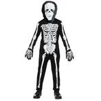 Halloween Jumpsuit Zwart Kind Skelet, Verzenden