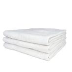 Saunalaken Wit 100x150cm 100% Katoen - Treb SH, Nieuw, Handdoek, Verzenden, Overige kleuren