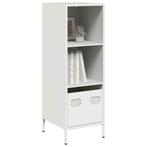 vidaXL Hoge kast 35x39x103,5 cm staal wit, Huis en Inrichting, Verzenden, Nieuw