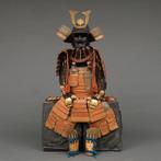 Yoroi, harnas - Textiel, Metaal - Samurai, Harukaku-embleem