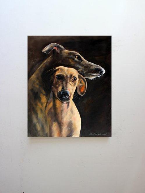 Iwona Kopczyska - Friends, Antiek en Kunst, Kunst | Schilderijen | Modern