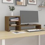 vidaXL Monitorstandaard 81x20x30 cm massief grenenhout, Computers en Software, Verzenden, Nieuw