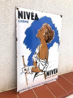 NIVEA Crème Sun Cream Shop Advertising Display - Emaille