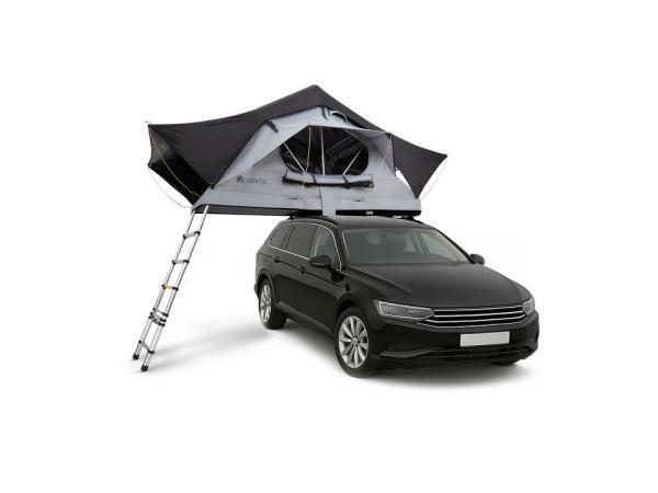 Veiling - Daktent Lago - 2-persoons - Incl. Matras - Zwart /, Caravans en Kamperen, Tenten