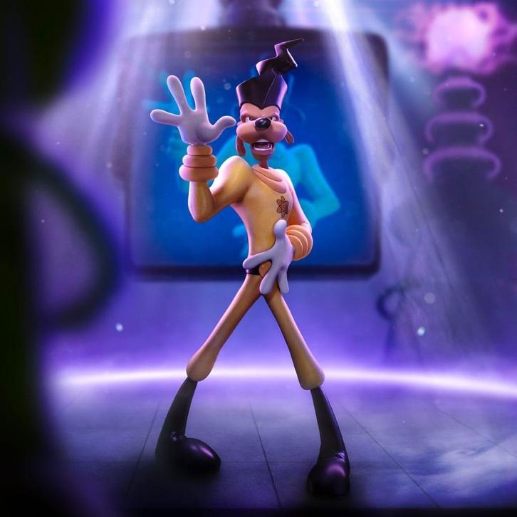 A Goofy Movie Art Scale Statue 1/10 Powerline 24 cm, Verzamelen, Disney, Ophalen of Verzenden