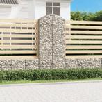 vidaXL Schanskorf gewelfd 100x50x220/240 cm gegalvaniseerd, Tuin en Terras, Verzenden, Nieuw