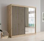 Kledingkast Eiken Zwart 1200x62x200 Garderobekast, Huis en Inrichting, Verzenden, Nieuw