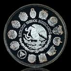 Mexico. silver proof, 100 Pesos (Columnaria) 1991 (Zonder, Postzegels en Munten