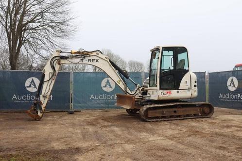 Veiling: Rupsgraafmachine Terex TC75 Diesel 2007, Zakelijke goederen, Machines en Bouw | Kranen en Graafmachines, Ophalen