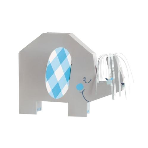 Baby Olifant Tafeldecoratie Blauw 23cm, Hobby en Vrije tijd, Feestartikelen, Nieuw, Verzenden