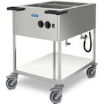 Bain-Marie Wagen | Elektrisch | 2x 1/1 GN |  90°C | 1.4kW, Zakelijke goederen, Verzenden, Nieuw in verpakking