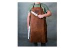 NIEUW - Barbecue schort leer cognac, Verzenden, Nieuw