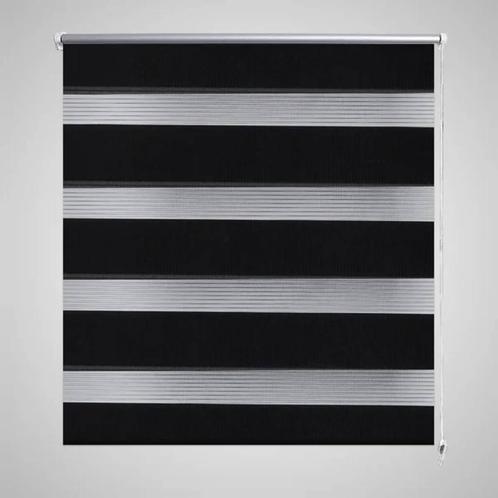 vidaXL Duo Rolgordijn 60x120cm Zwart, Huis en Inrichting, Stoffering | Gordijnen en Lamellen, Nieuw, Verzenden