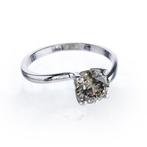Verlovingsring - 14 karaat Witgoud - 1.32ct. tw. Diamant