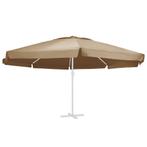 vidaXL Vervangingsdoek voor parasol 600 cm taupe, Verzenden, Nieuw