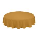 Nappe de Table Ronde Gold Jaune 230cm Ø - Treb SP, Verzenden