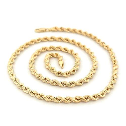 Handmade - Collier - Fune - 8.5 g - 18 carats Or jaune, Handtassen en Accessoires, Kettingen