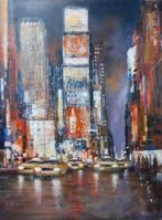 Paolo Fedeli - Times Square Di Notte, Antiek en Kunst, Kunst | Schilderijen | Modern