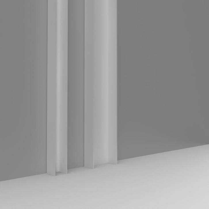 Sluitstijlset  veranda schuifwand - 3 spoor 3 elementen-Wit, Tuin en Terras, Overkappingen, Nieuw, Verzenden