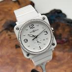 Bell & Ross - Br S White Diamonds - BRS-WH-CES-LGD/SRB -, Handtassen en Accessoires, Nieuw