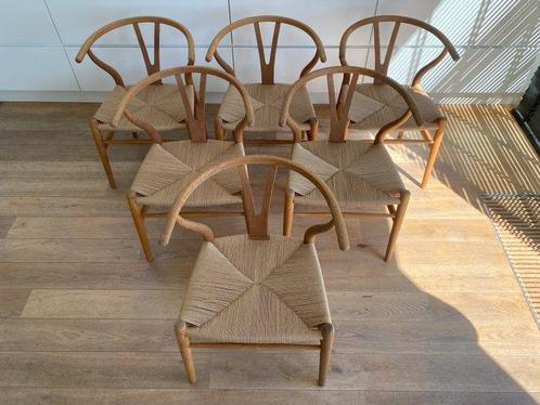 Carl Hansen & Søn - Hans Wegner - Fauteuil (6) - Wishbone, Antiek en Kunst, Kunst | Designobjecten