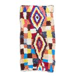 Vintage Moroccan Boucherouite Rug – 95x160 cm – Colorful, Nieuw