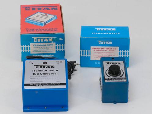 Titan Set 108 & 110 Universal Transformator & Bahnschaltg..., Hobby & Loisirs créatifs, Trains miniatures | Échelles Autre, Enlèvement ou Envoi