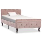 Bedframe Roze 90x200 | Retour Deal | Slaapkamer Upgrade, Huis en Inrichting, Slaapkamer | Bedden, 90 cm, Verzenden, Klassiek, Nieuw