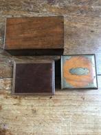 Kist (3) - Teak, Mahonie, Olive - houten kistjes