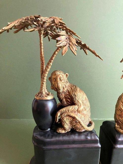 G&C Interiors - Serre-livres (2) - Bronze, Porcelaine -, Antiek en Kunst, Curiosa en Brocante