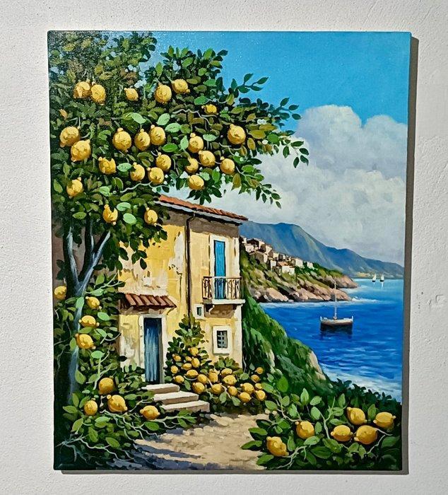 Bruno Bondi (1987) - Limoni della Costiera, Antiek en Kunst, Kunst | Schilderijen | Klassiek