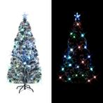 vidaXL Kerstboom met LED en standaard 150 cm glasvezel, Diversen, Kerst, Verzenden, Nieuw