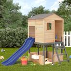 vidaXL Speelset voor buiten massief sparrenhout donkergrijs, Kinderen en Baby's, Verzenden, Nieuw