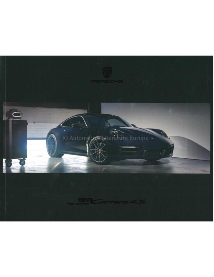 2020 PORSCHE 911 CARRERA 4S BELGIAN LEGEND EDITION BROCHUR.., Boeken, Auto's | Folders en Tijdschriften, Ophalen of Verzenden