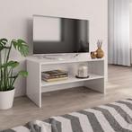 vidaXL Tv-meubel 80x40x40 cm bewerkt hout hoogglans wit, Nieuw, Verzenden