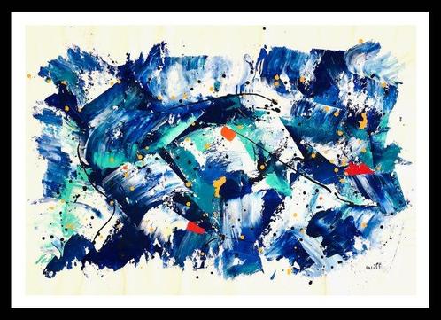 Willigo - Abstraction 201 - ONE OF A KIND ABSTRACT HAND, Antiek en Kunst, Kunst | Schilderijen | Modern